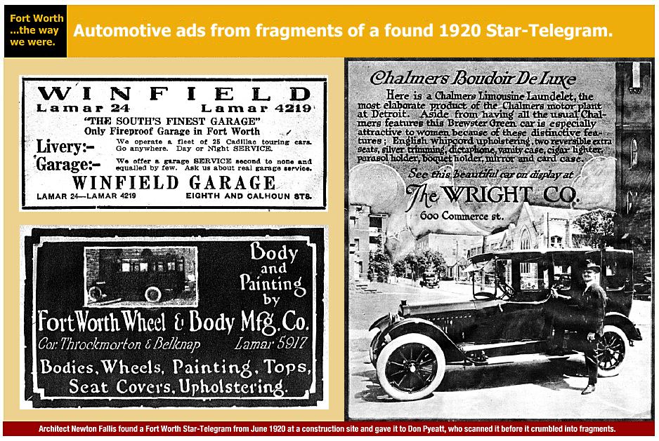 newspaper ads from the 1920. 1920 Automotive Newspaper Ads